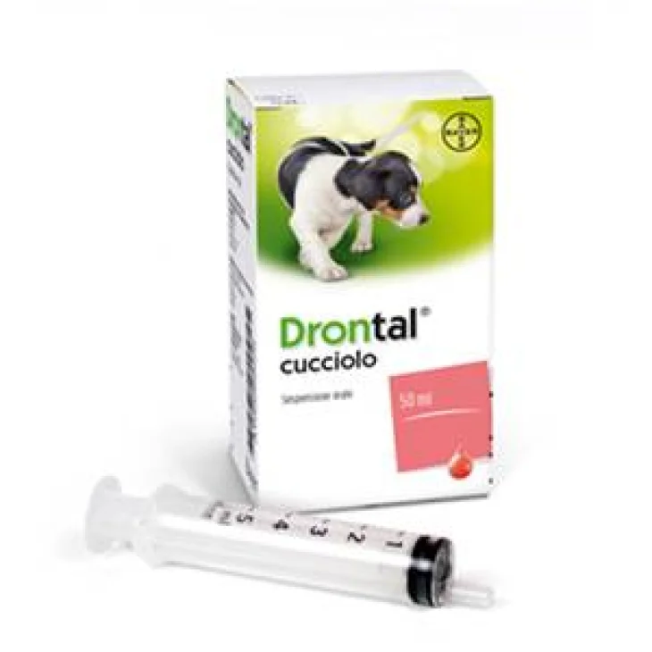 Bayer Drontal Cucciolo Trattamento Antiparassitario Cani 50 ml