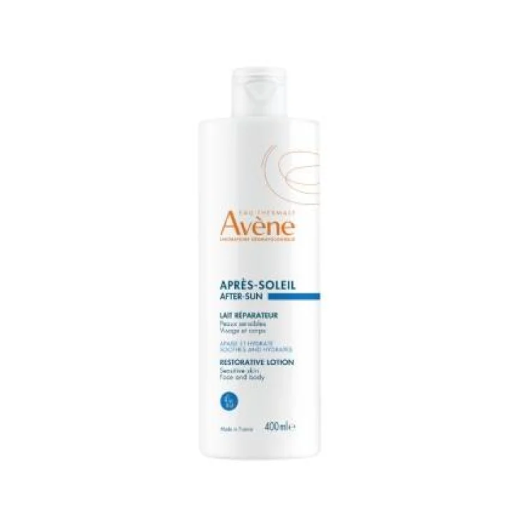 Avène Eau Thermale Doposole Ristrutturante per Pelle Sensibile Nuova Formula 400 ml