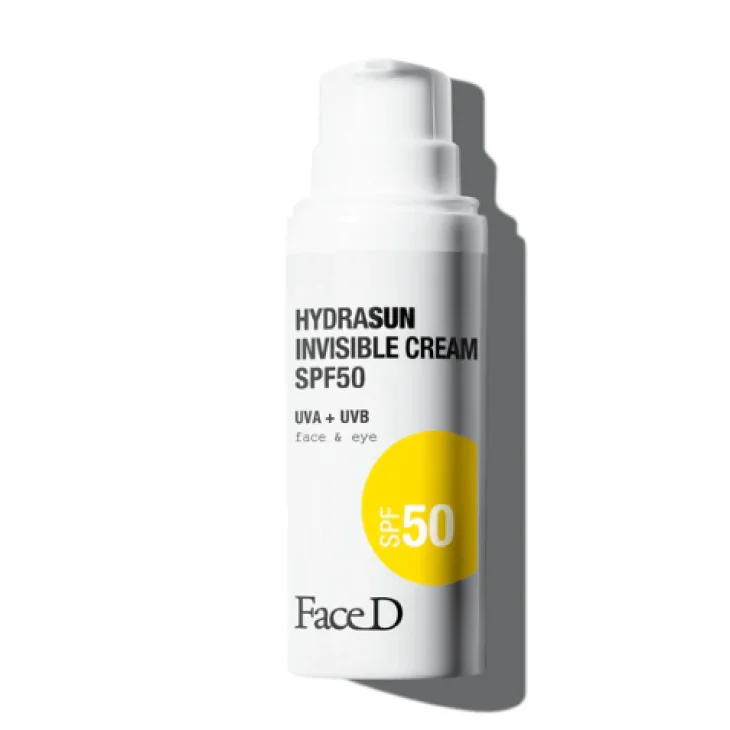 Face D Hydrasun Invisible Cream Fluido Solare Viso e Occhi SPF50 50ml