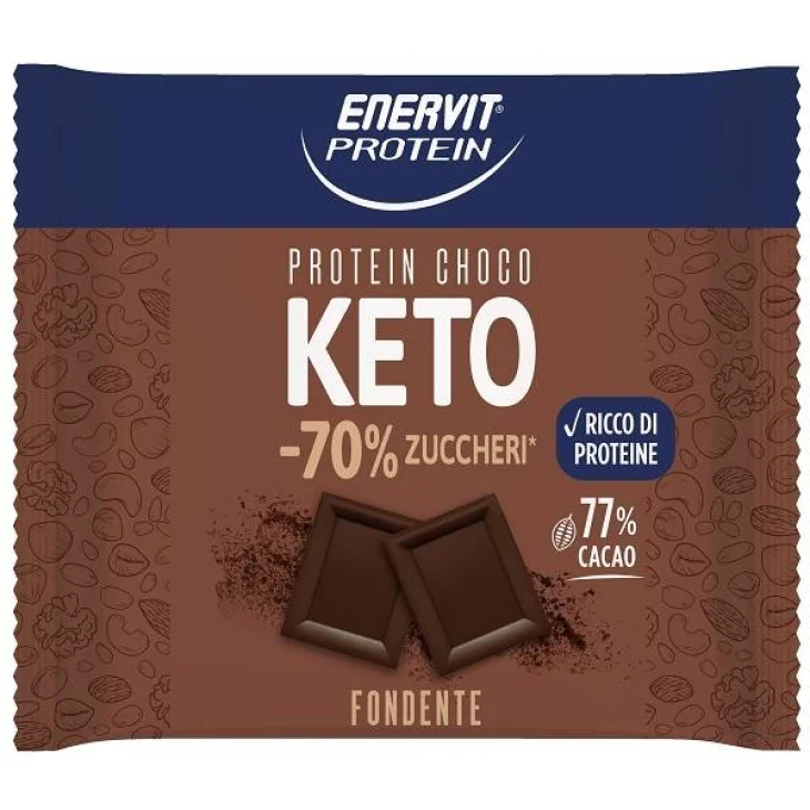 Enervit Protein Keto Tavoletta al Cioccolato Fondente Proteica 35 g