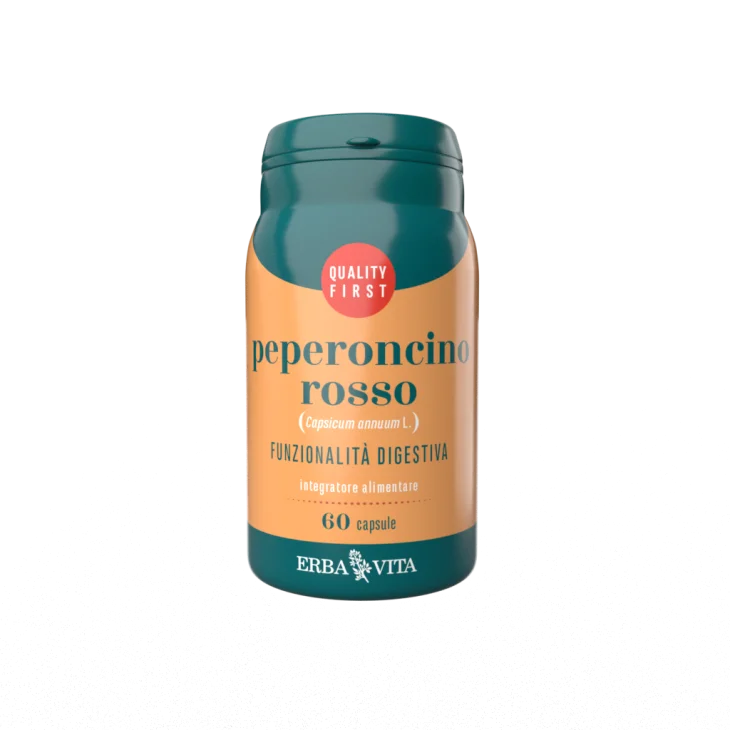 Erba Vita Peperoncino Rosso Integratore per la Digestione 60 capsule