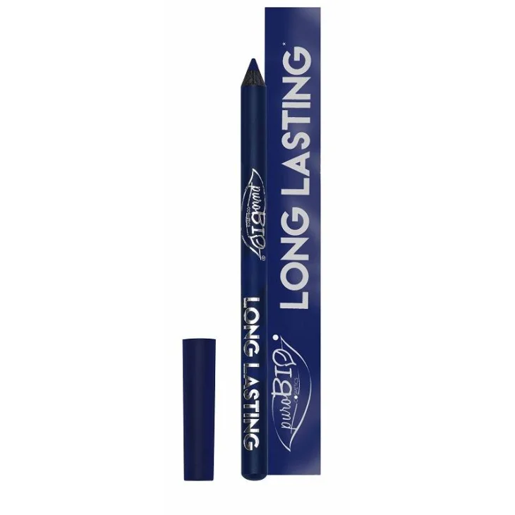 Purobio Cosmetics Long Lasting Matita per gli occhi 04L Blu Notte 1,1 g