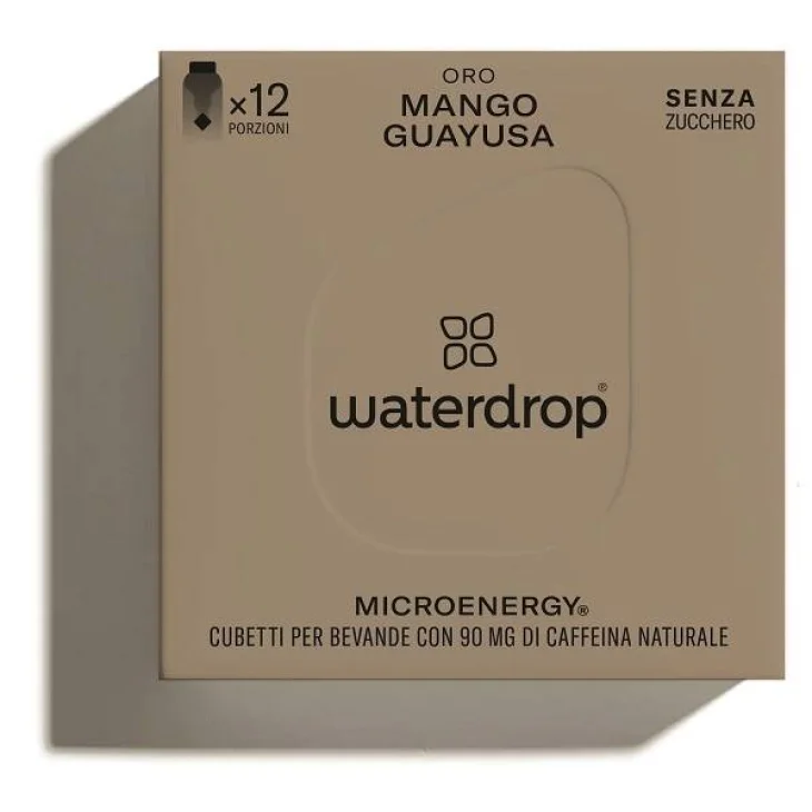 Waterdrop Microenergy Oro Cubetti Energizzanti per Bevande 12 cubetti