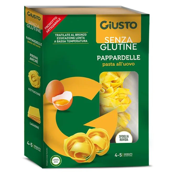 Giusto Pappardelle Pasta all'uovo senza glutine 250 g