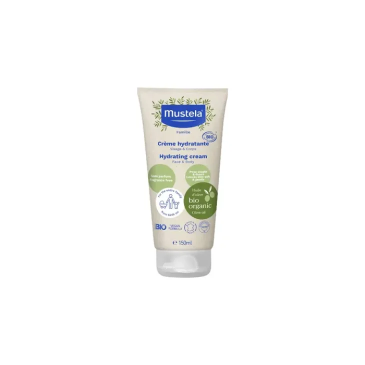 Mustela Crema Idratante Bio per Viso e Corpo 150 ml