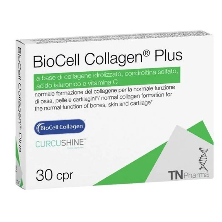 Tsunami Biocell Collagen Plus Integratore per il Benessere di Ossa Pelle e Cartilagine 30 compresse