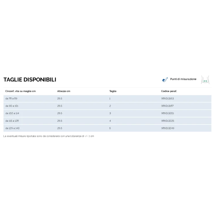 Dr Gibaud Ortho Lombogib Tech Corsetto Lombosacrale - Taglia: 3