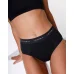Lovable Period Panties Slip Vita Alta da Ciclo Flusso Medio Nero - Taglia: XL