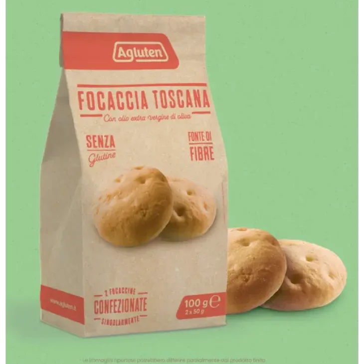 Agluten Focaccia Toscana Senza Glutine 100 g