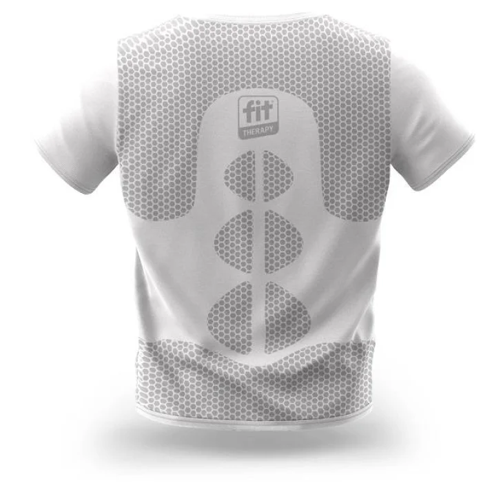 Fit Therapy T-Shirt Dispositivo Medico per Dolori Muscolari Colore Bianco Taglia L-XL