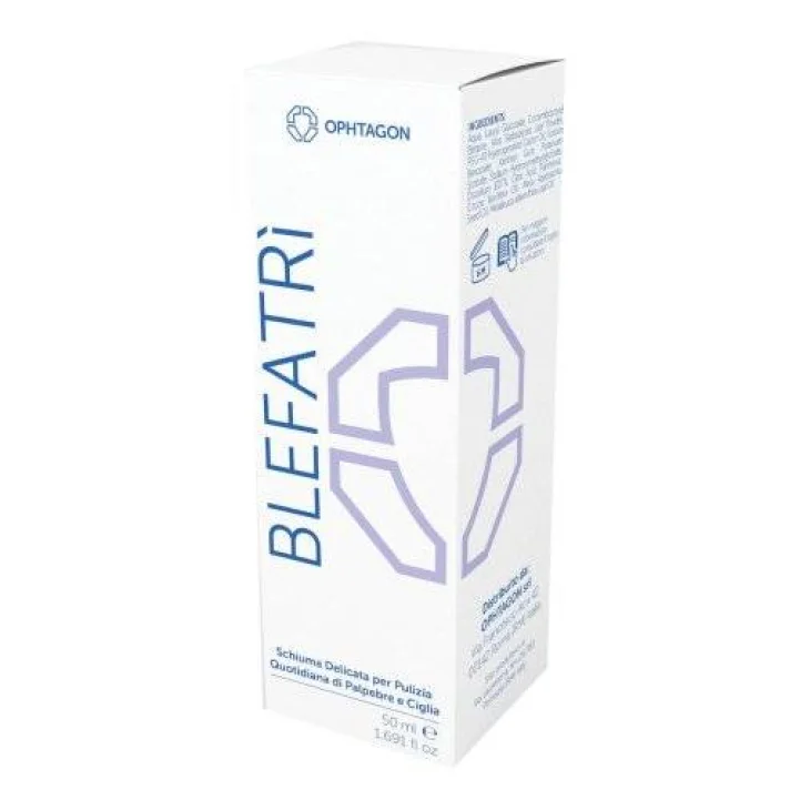 Ophtagon Blefatrì Schiuma Detergente Delicata per Palpebre e Ciglia 50 ml