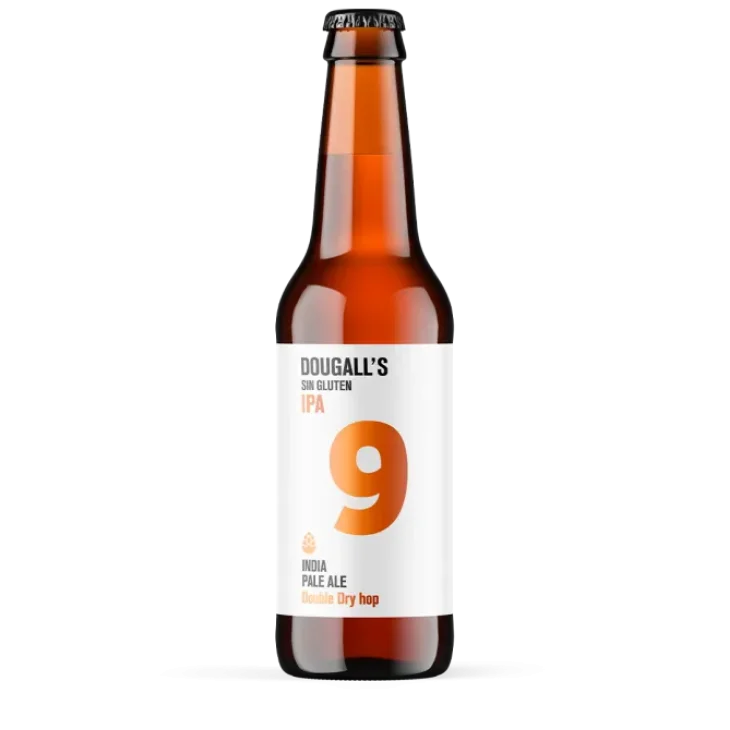 Dougall's IPA9 Hazy West Coast IPA Birra Senza Glutine 330 ml