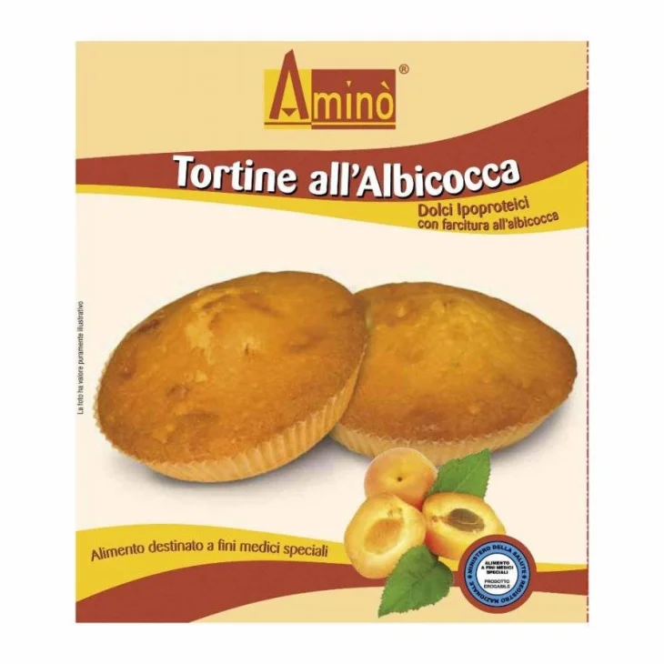 Aminò Tortine all'albicocca 4 x 52,5 g