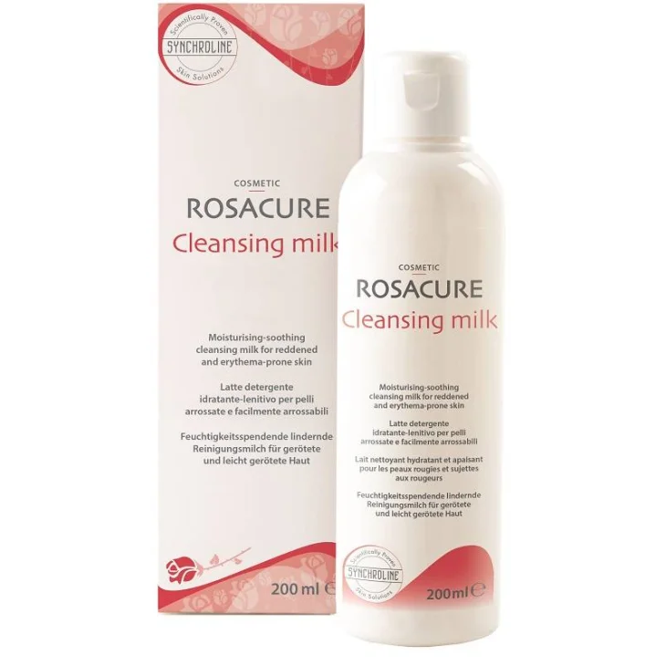 Synchroline Rosacure Cleansing Milk Latte Detergente per Pelli Arrossate 200 ml