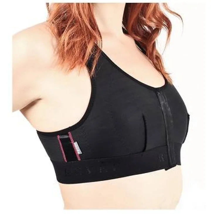 Revèe Bra Laetitia Reggiseno Post-Operatorio Nero - Taglia: L