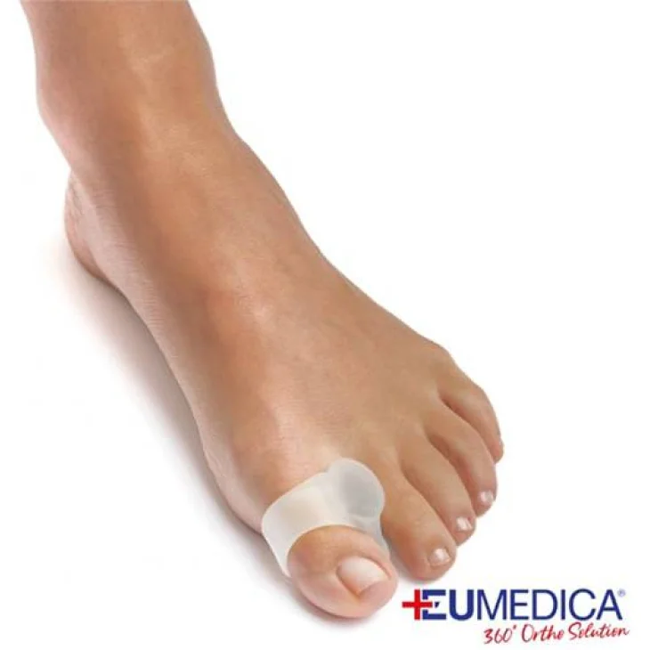 Divaricatore in Gel Toe Spreader co Anello di Fissaggio al Secondo Dito M 1 pezzo