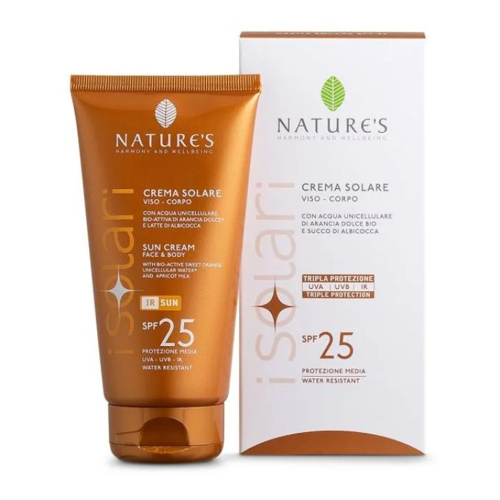 Nature's I Solari Crema Solare Viso e Corpo SPF 25 IR 150 ml