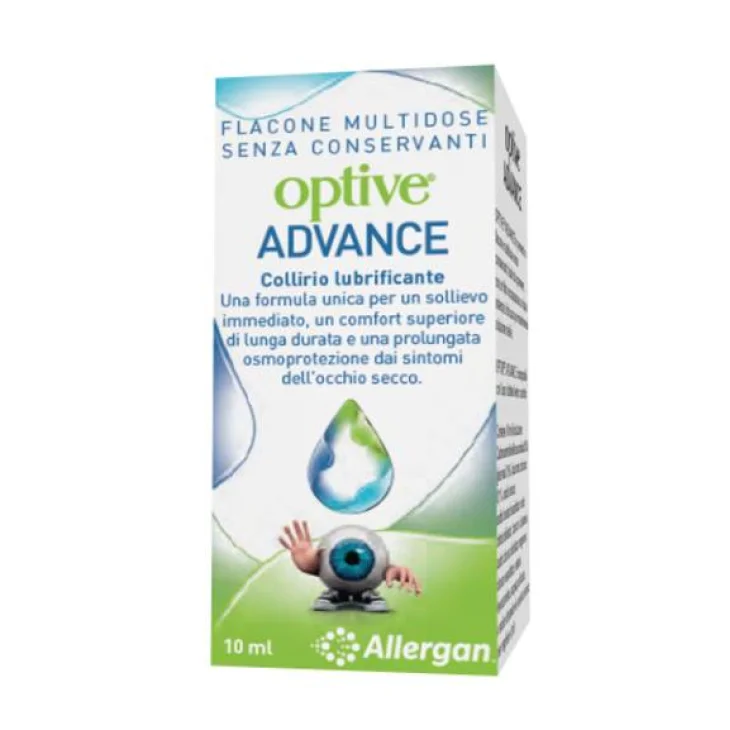 Allergan Optive Advance Collirio Lubrificante Occhio Secco 10 ml