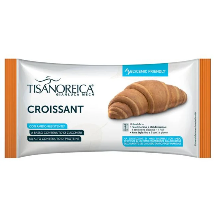 Tisanoreica Croissant Glycemic Friendly Cornetto a Basso Contenuto di Zuccheri 50 g