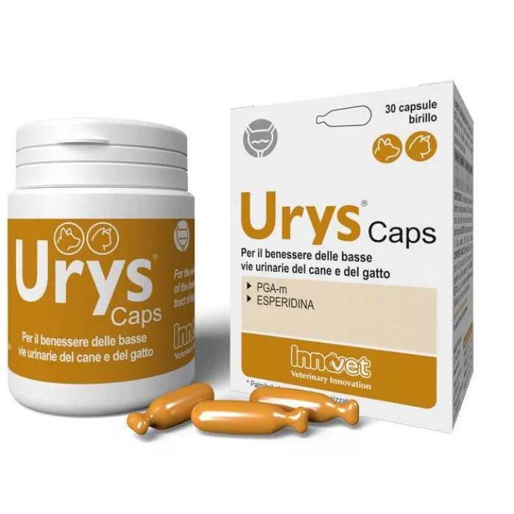 Urys Caps Integratore per la salute vie urinarie di cani e gatti 30 capsule