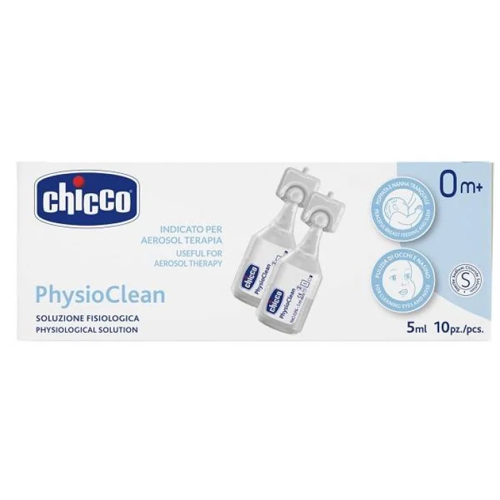 Chicco Physioclean Soluzione fisiologica sterile 10 pezzi x 5 ml