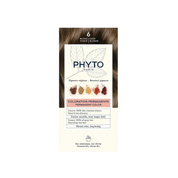 Phyto Phytocolor 6 Biondo Scuro Colorazione permanente per capelli