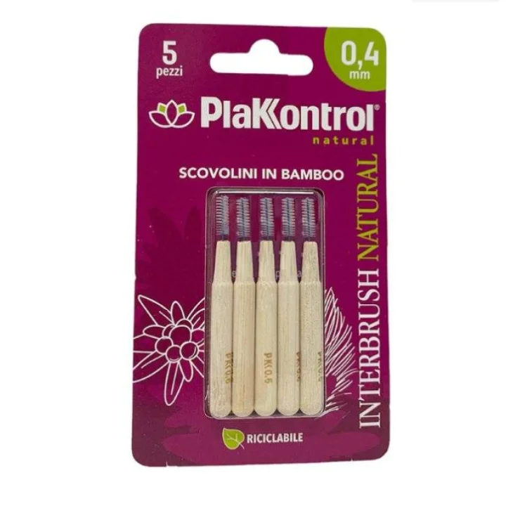 Plakkontrol Interbrush 0,4 mm Scovolino interdentale 5 pezzi