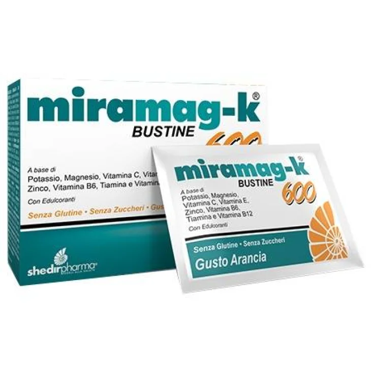 ShedirPharma Miramag-K 600 Integratore di Potassio 20 Bustine