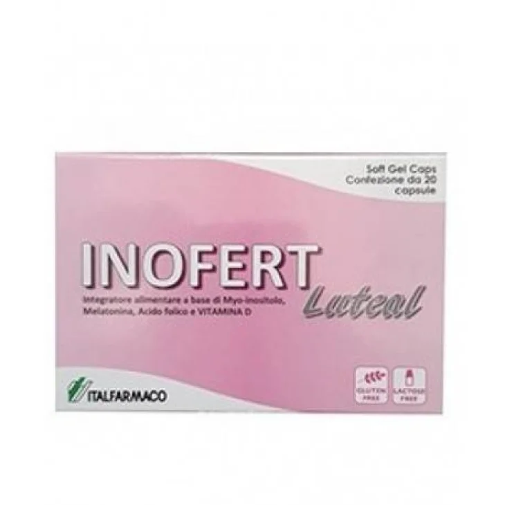 Inofert Luteal Integratore per la Funzionalità Ovarica 20 Capsule