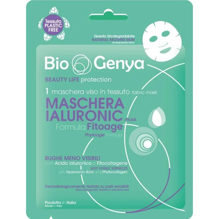 Biogenya Maschera Monouso Viso all'Acido Ialuronico Phytoage 1 pezzo