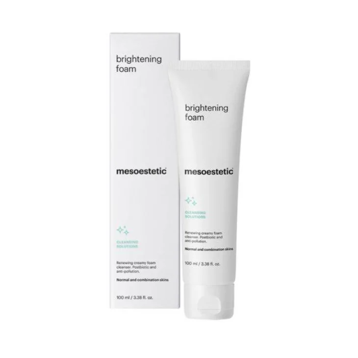 Mesoestetic Brightening Foam Detergente Viso per Pelli Normali e Miste 100 ml