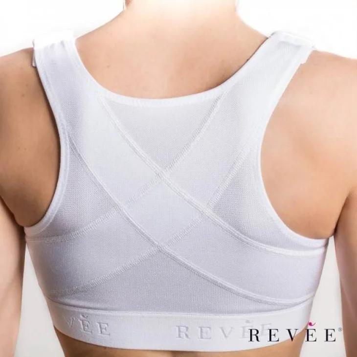 Revée Bra Elodie Reggiseno Post-Operatorio White 4XL