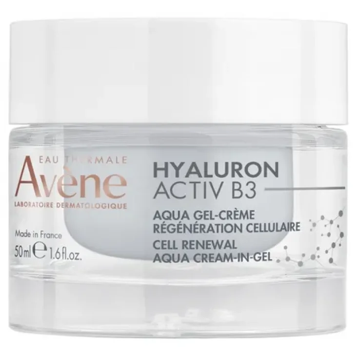 Avène Hyaluron Activ B3 Aqua Gel-Crema di Rigenerazione Cellulare Viso 50 ml