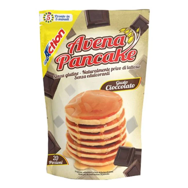 ProAction Preparato per Pancake Avena Cioccolato Senza Glutine 1 Kg