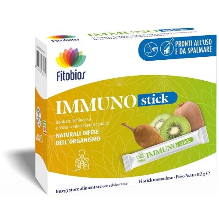 Fitobios Immuno Stick Integratore per il Sistema Immunitario 14 Stick