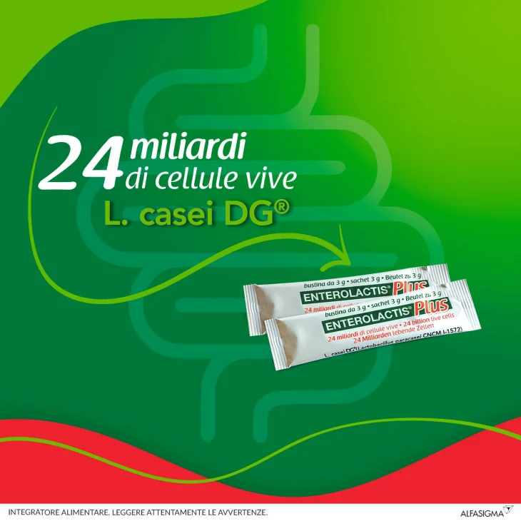 Enterolactis Plus Integratore di Fermenti Lattici Vivi 14 bustine