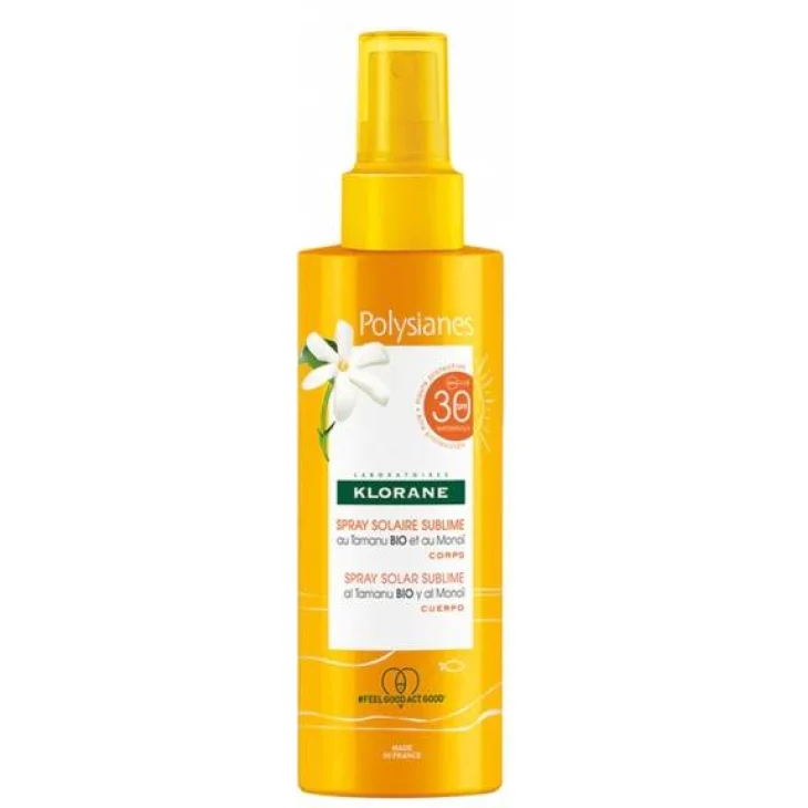 Klorane Spray Solare Sublime SPF 30 Corpo 200 ml