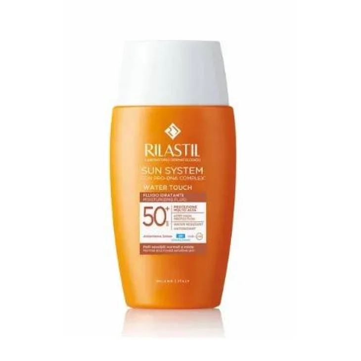 Rilastil Sun System Water Touch Fluido SPF50+ Protezione Solare Viso 50 ml Nuova Formula