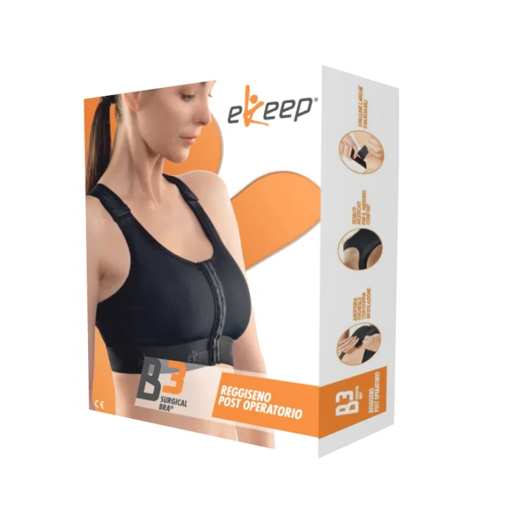 REGGISENO POST OPERATORIO EKEEP B3 SURGICAL BRA BIANCO TAGLIA 06