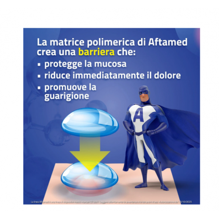 Aftamed Junior Gel Orale Trattamento Afte Bambini 10 ml