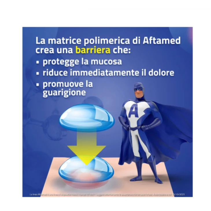 Aftamed Junior Gel Orale Trattamento Afte Bambini 10 ml