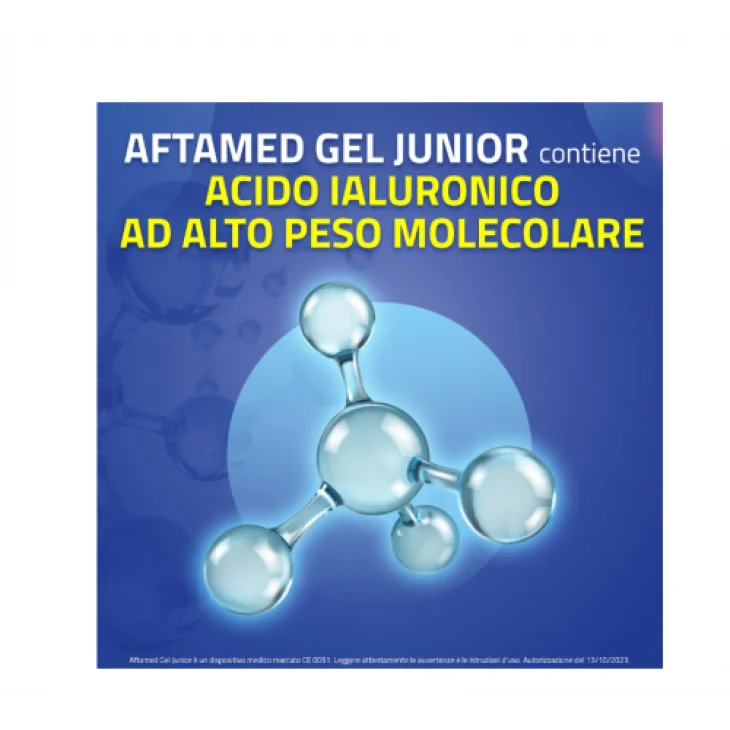 Aftamed Junior Gel Orale Trattamento Afte Bambini 10 ml