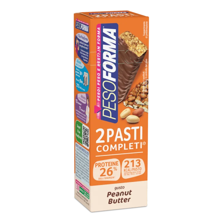 Pesoforma Barrette Dietetiche Peanut e Butter 2 barrette