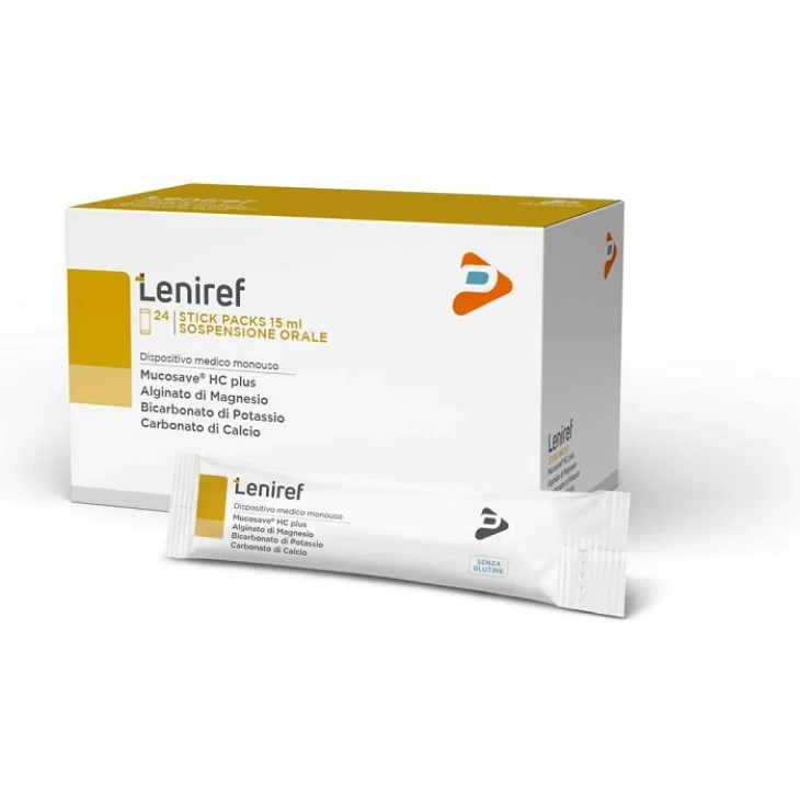 PharmaLine Leniref Trattamento Reflusso Gastroesofageo 24 stick pack