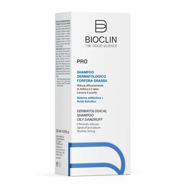 Bioclin Pro Shampoo Dermatologico Per Forfora Grassa 200 ml
