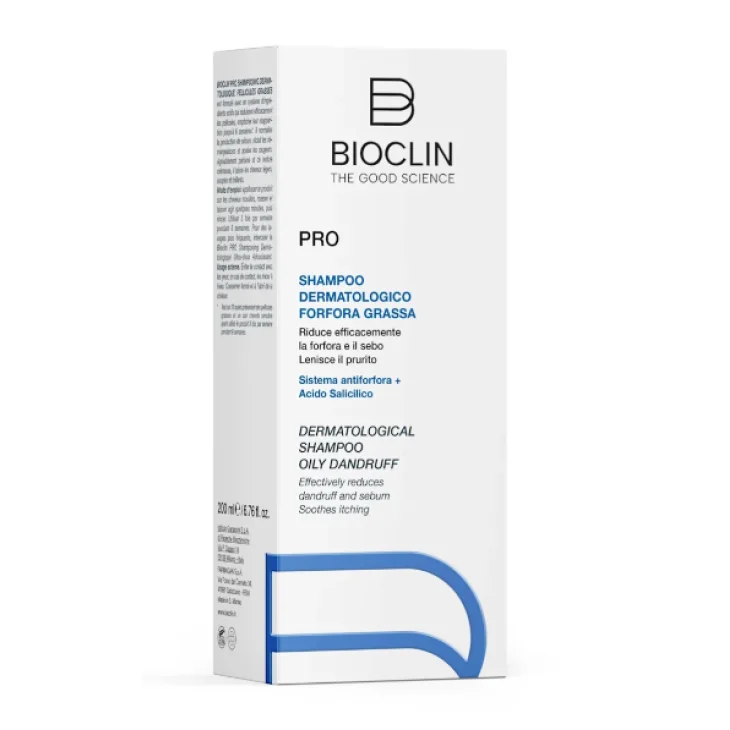 Bioclin Pro Shampoo Dermatologico Per Forfora Grassa 200 ml