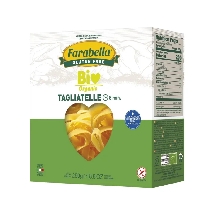 Farabella Tagliatelle Bio Mais e Riso 250 grammi