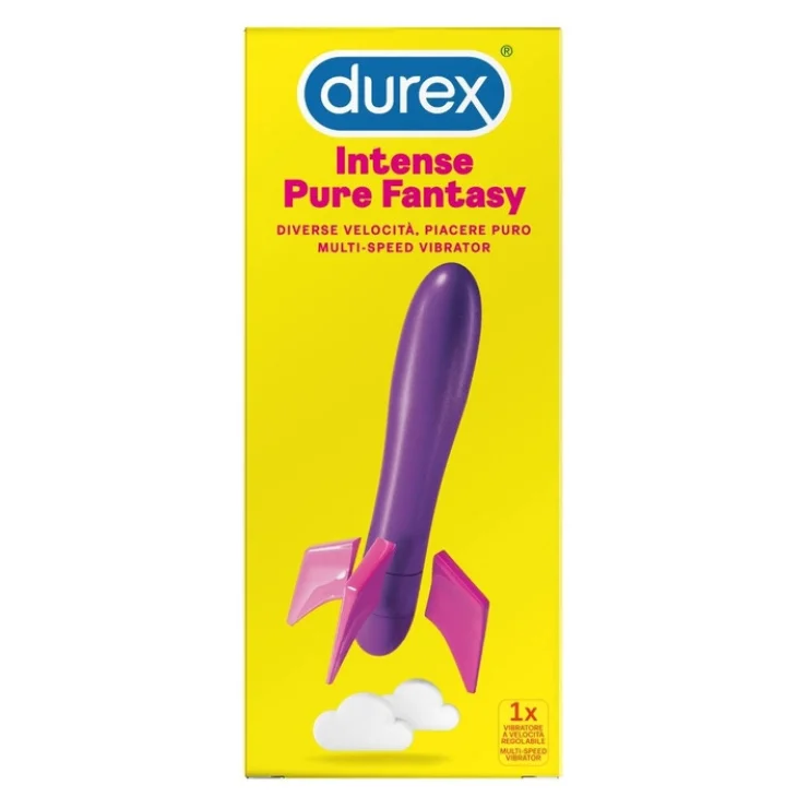 Durex Intense Pure Fantasy Vibratore Multivelocità Silicone Medicale Acqua Durex Intense Pure Fantasy Vibratore Multivelocità Silicone Medicale Acqua