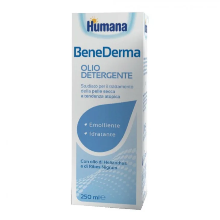 Humana Benederma Olio Detergente Bambini Pelle Sensibile Atopica 250ml