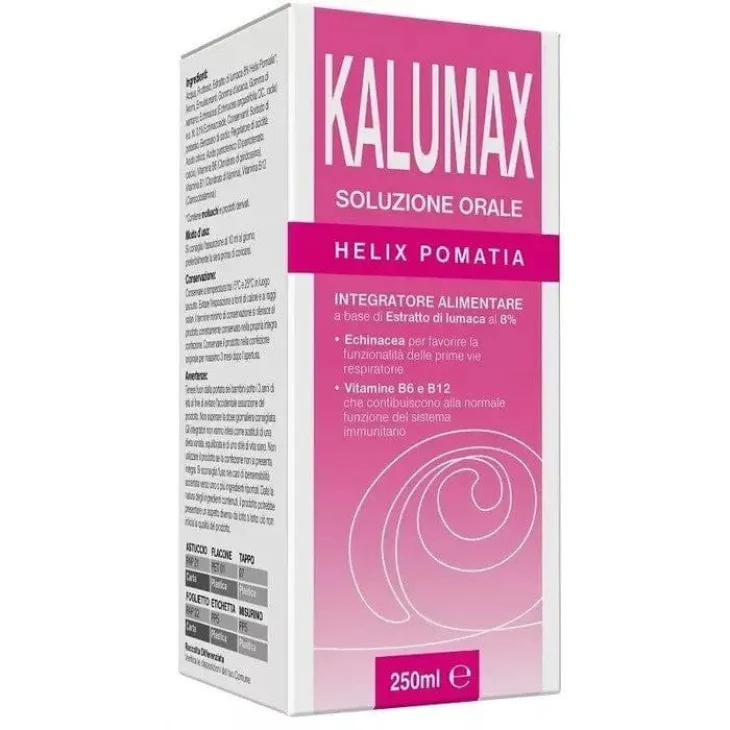 Kalumax Soluzione Orale Integratore Vie Respiratorie E Sistema Immunitario 250 Ml Kalumax Soluzione Orale Integratore Vie Respiratorie E Sistema Immunitario 250 Ml